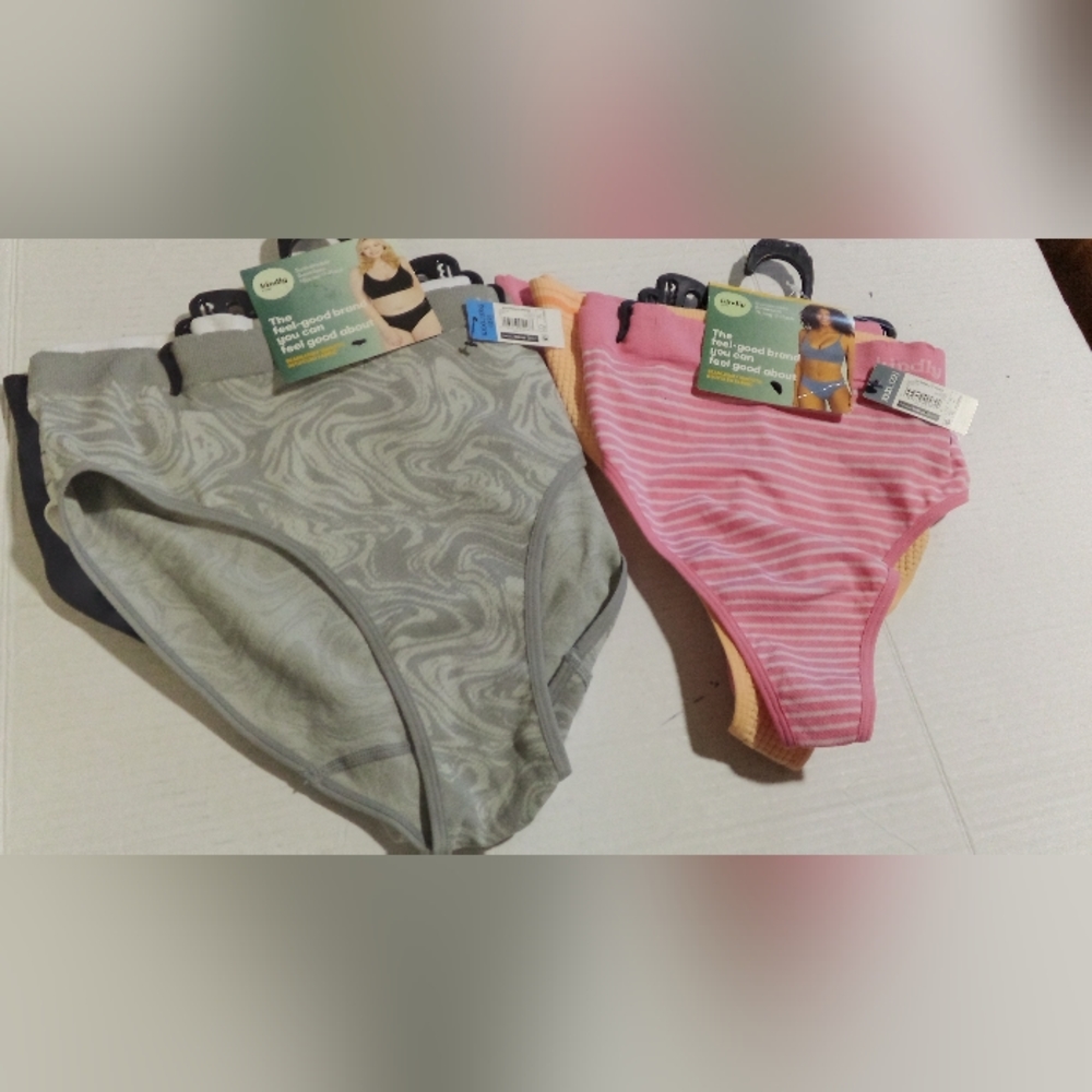 🏵️NWT PLUS SIZE PANTIES & THONGS SETS SEAMLESS HIPSTERS WOMEN'S UNDIES XXXL 22